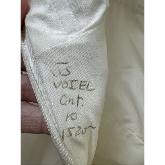 Wtoo Allegra Wedding Dress Gown in Antique White Size 10 (fits like an 8) - Picture 6 of 13